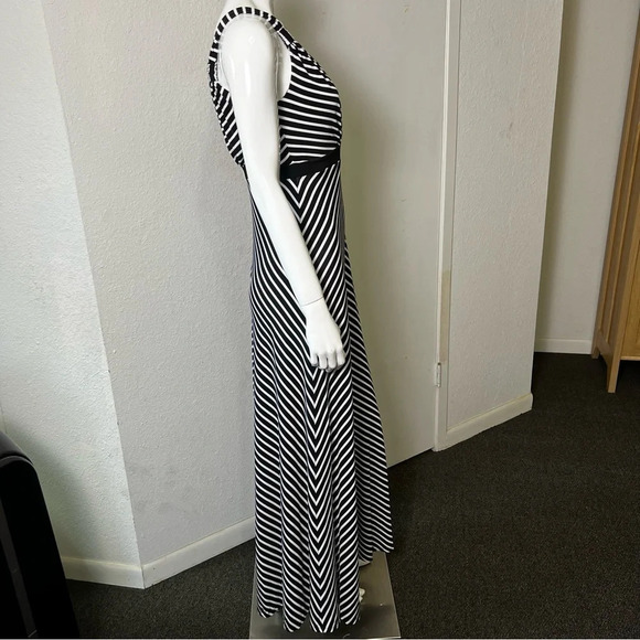 WHBM Striped Maxi Dress Sz S - Picture 2 of 7